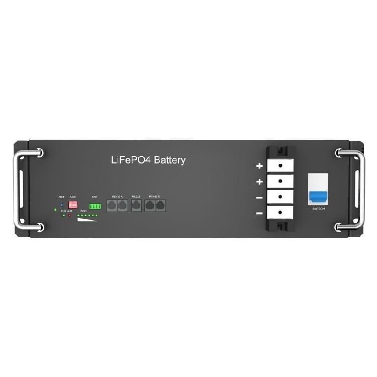 2560Wh 51.2V DC Rack Mount Lifepo4 Batterij voor industriële commerciële energieopslag