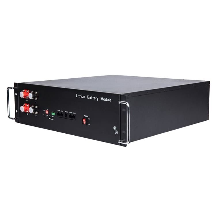 Laagspanning 30kwh 50kwh Rackmount Lifepo4 Lithiumbatterij