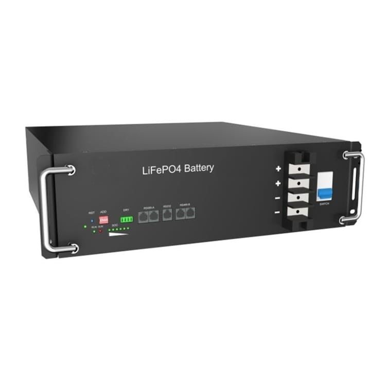 2560Wh 51.2V DC Rack Mount Lifepo4 Batterij voor industriële commerciële energieopslag