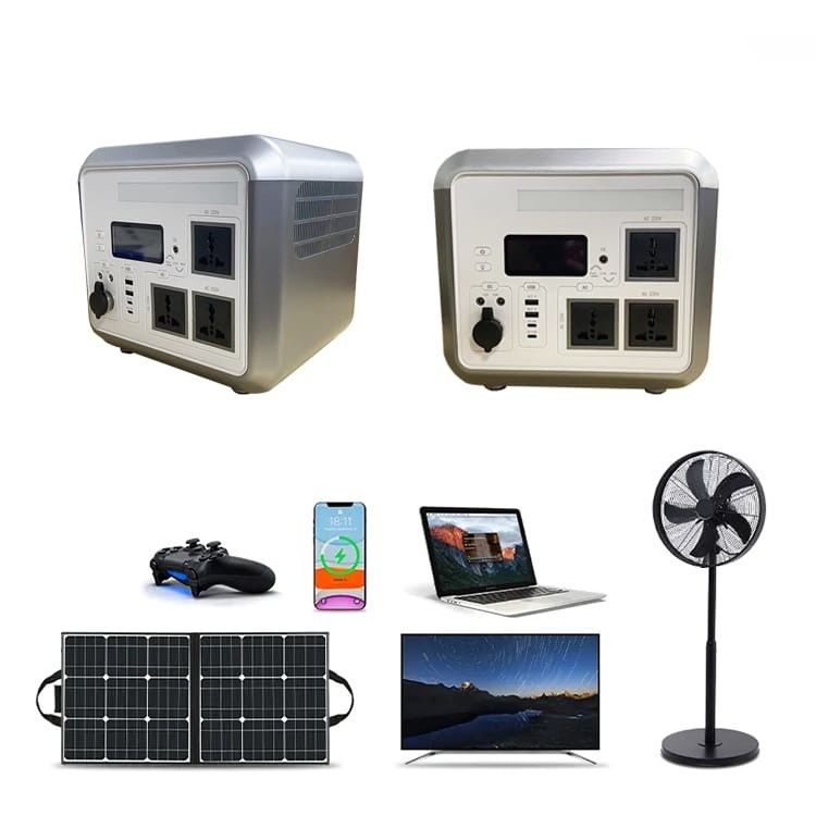 1200W zonne-oplaadbare lithiumbatterijpakket, Buiten Draagbare Power Bank Generator