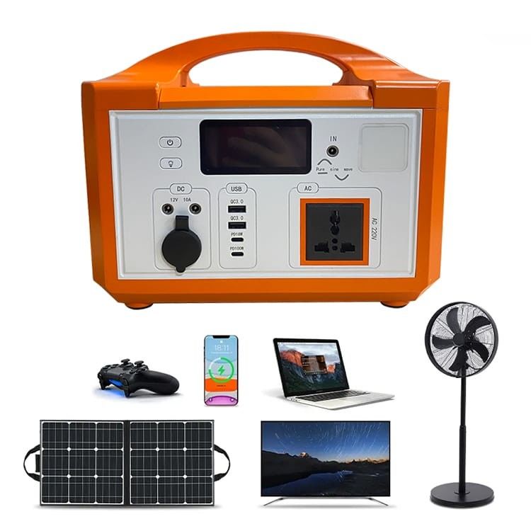 460wh draagbare lithiumbatterijen, buiten 600 Watt draagbare stroombron