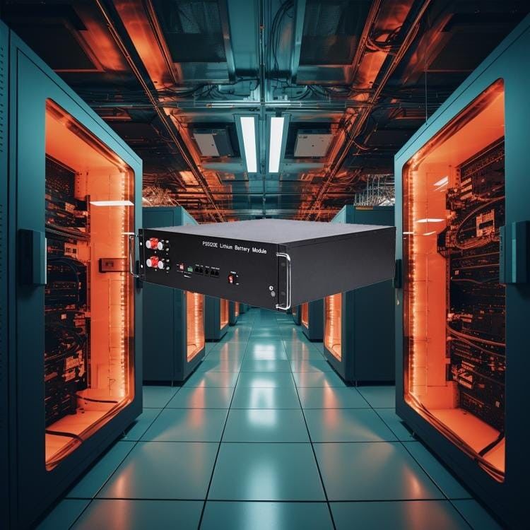 50 kWh Hoogspanning Lifepo4 Rackmount Lithiumbatterij Energieopslaginstallatie voor industriële doeleinden